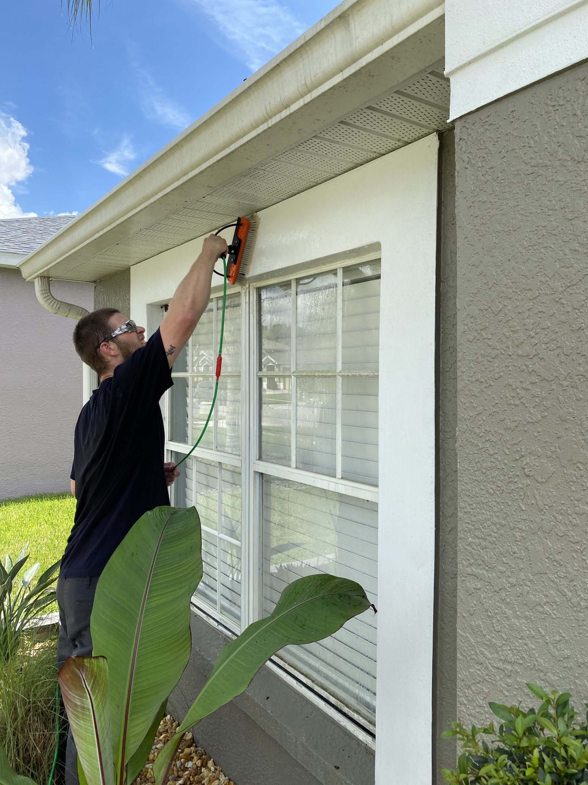 Cleaning window border